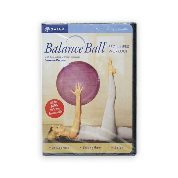 SEALED ~ Gaiam Balance‎ Ball Beginner's Workout DVD (Gaiam, 2006) ~ NEW - Picture 1 of 3
